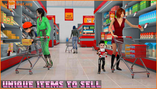 Supermarket Cashier Game Sim screenshot