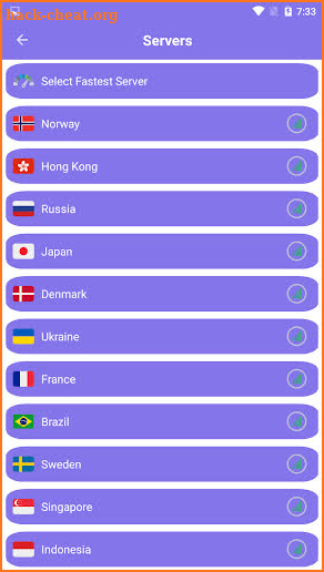 SuperPurple VPN screenshot