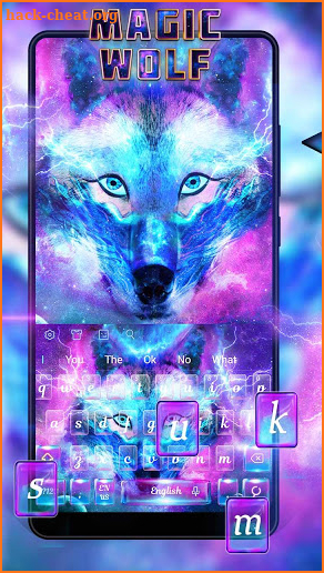 Supreme Sparkling Wolf Keyboard screenshot