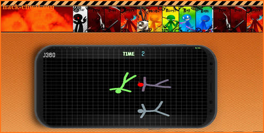 Supreme Stickman Fight warriors 2 Players screenshot