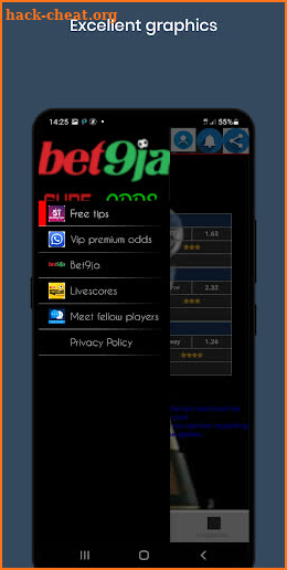 Sure bet9ja odds screenshot