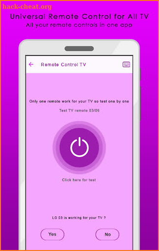 Sure Universal Remote Control TV and AC screenshot