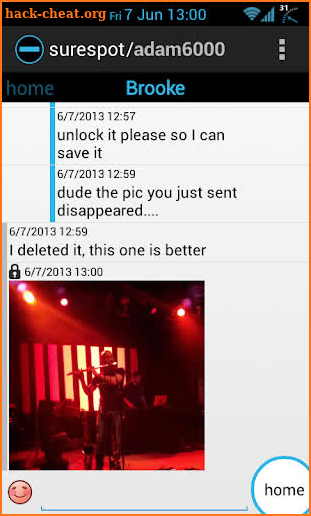 surespot encrypted messenger screenshot