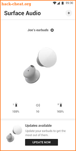 Surface Audio screenshot