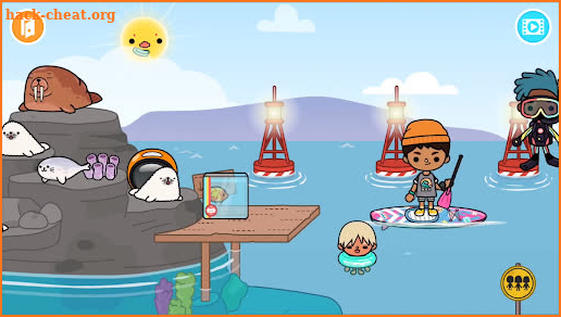 Surfing Toca Boca Game World screenshot