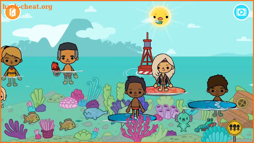 Surfing Toca Boca Game World screenshot