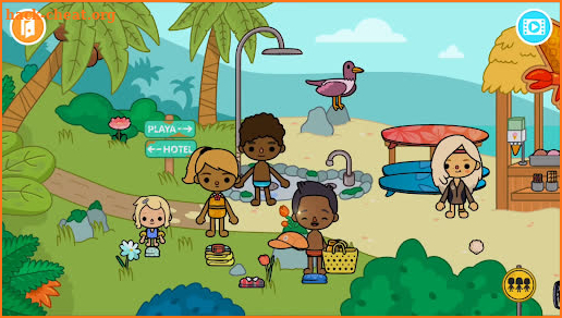 Surfing Toca Boca Game World screenshot