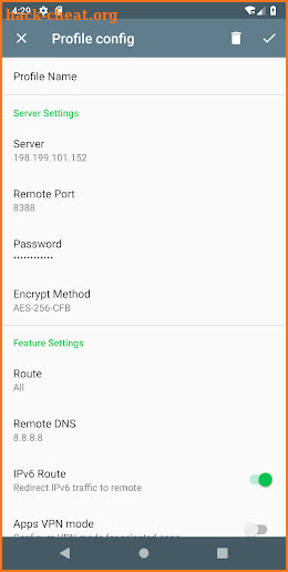 Surge Shadowsocks screenshot