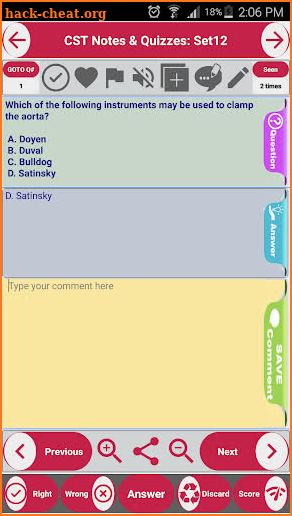 Surgical Technician Exam Review App : 5200 Q&A screenshot