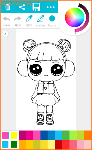 Surprise Coloring Book Dolls HD screenshot