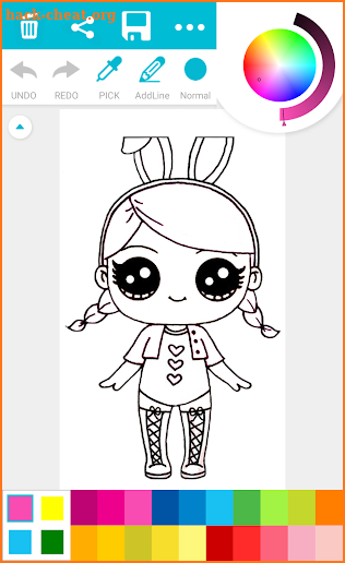 Surprise Coloring Book Dolls HD screenshot