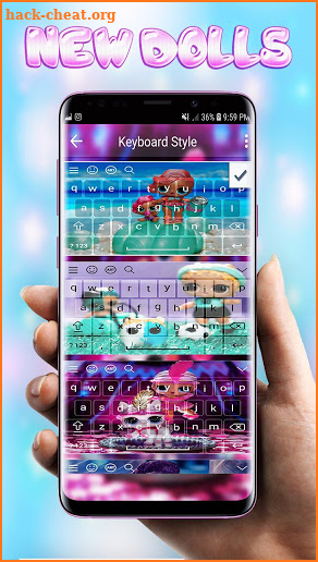 Surprise Dolls Keyboard Theme screenshot