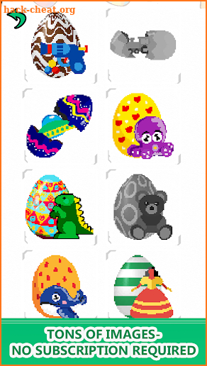 Surprise Eggs Color by Number - Pixel Art Coloring screenshot