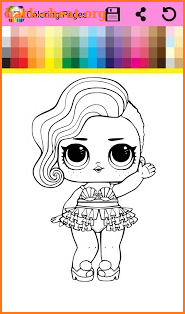 Surprise Lol Dolls Coloring Book screenshot