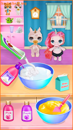 Surprise Unicorn Poop Slime Making screenshot