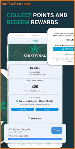 Surterra Wellness Loyalty screenshot