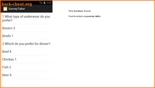 SurveyTaker screenshot