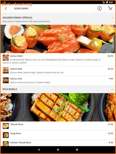 Sushi Damu Tustin screenshot