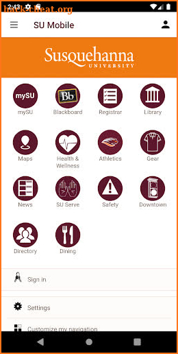 Susquehanna University Mobile screenshot