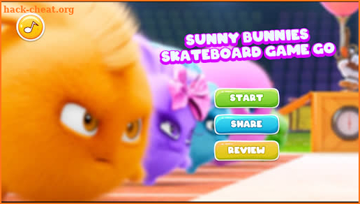 Suuny bunnis Game cartoon Skat screenshot