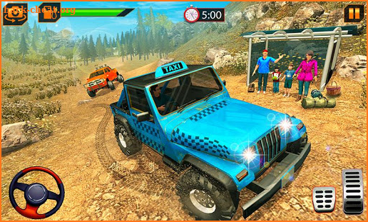 SUV Taxi Simulator : offroad NY Taxi Driving Games screenshot