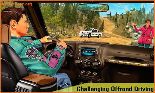 SUV Taxi Simulator : offroad NY Taxi Driving Games screenshot