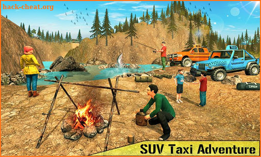 SUV Taxi Simulator : offroad NY Taxi Driving Games screenshot