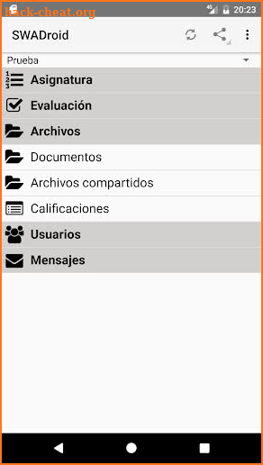 SWADroid screenshot