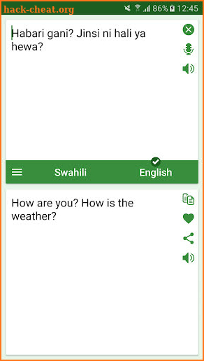 Swahili - English Translator screenshot