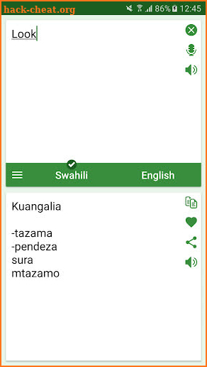 Swahili - English Translator screenshot