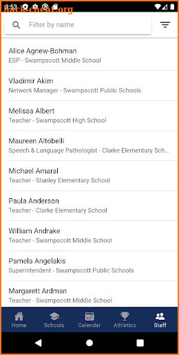 Swampscott Public Schools screenshot