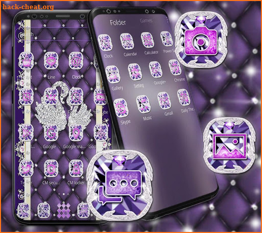 Swan Purple Theme screenshot