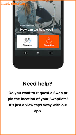 Swapfiets screenshot