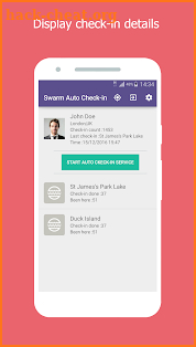 Swarm Auto Check-in screenshot