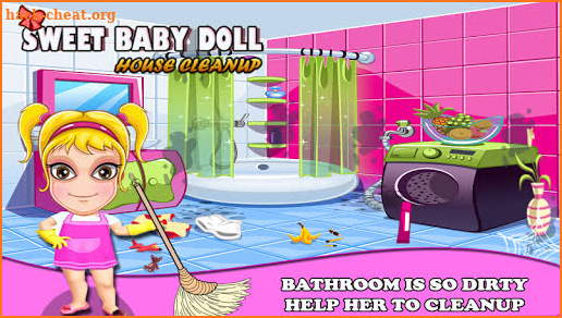 Sweet Baby Doll House Cleanup - Home Cleaning screenshot