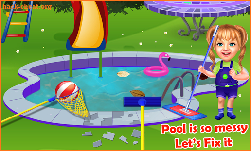 Sweet Baby Girl Pool Party Games: Summer Pool Fun screenshot