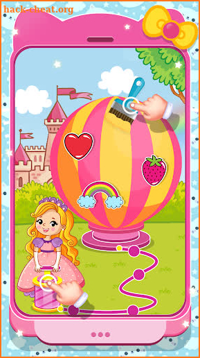 Sweet Baby Princess Phone - Girl Games & Pet Care screenshot