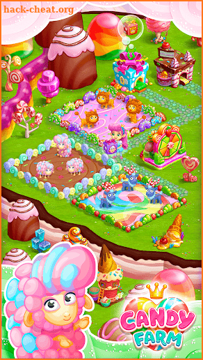 Sweet Candy Farm with magic Bubbles and Puzzles screenshot