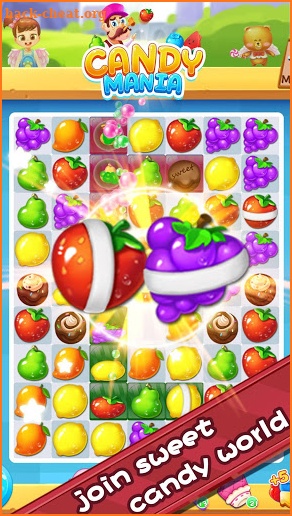 Sweet Candy Mania - A Sweet Jelly Crush Story screenshot