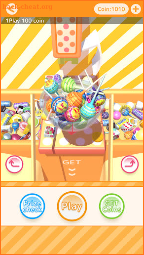 Sweet Claw Machine Game screenshot