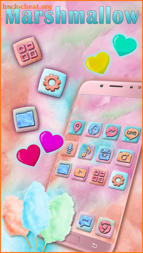 Sweet, Cotton, Candies Themes, Live Wallpaper screenshot