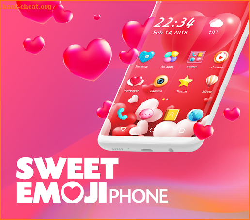 Sweet Emoji Phone screenshot