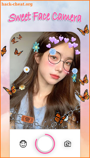 Sweet Face Camera - Live Face Selfie Editor screenshot