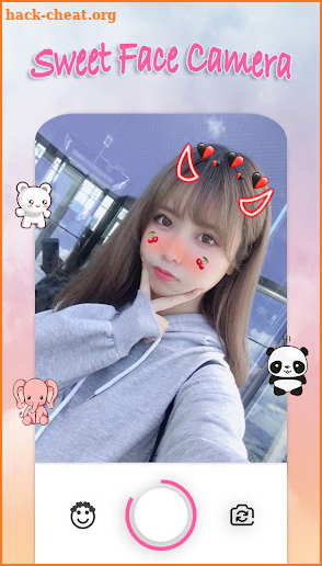 Sweet Face Camera - Live Face Selfie Editor screenshot