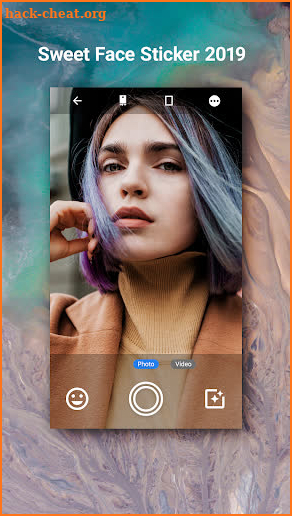 Sweet Face Sticker 2019 screenshot
