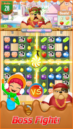 Sweet Fruit Candy - Juice Fruit Land - Jam Match 3 screenshot