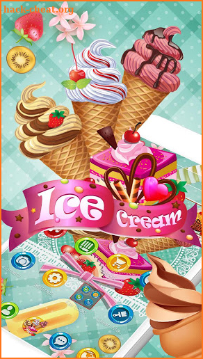 Sweet Ice Cream Theme screenshot