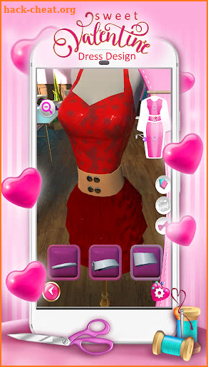 Sweet Valentine Dress Design screenshot