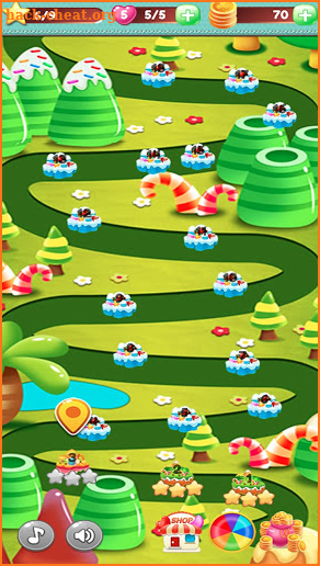 Sweet World Cool Match 3: Cookie & Candy Smasher screenshot