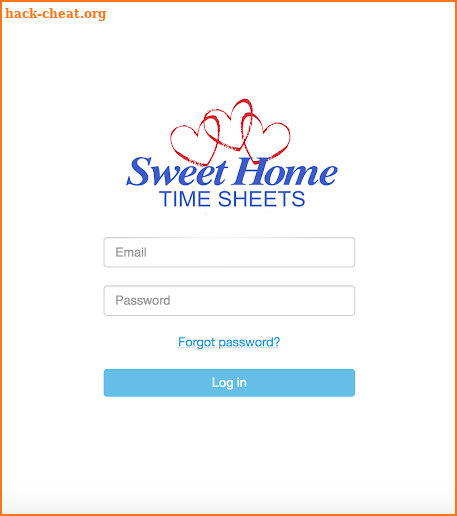 SweetHome TimeSheets screenshot